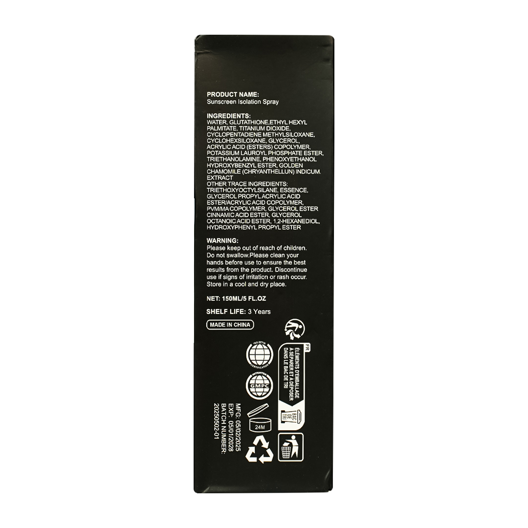 Power Laser White Tomato Sunscreen Isolation Spray With Spf50 - 150ml