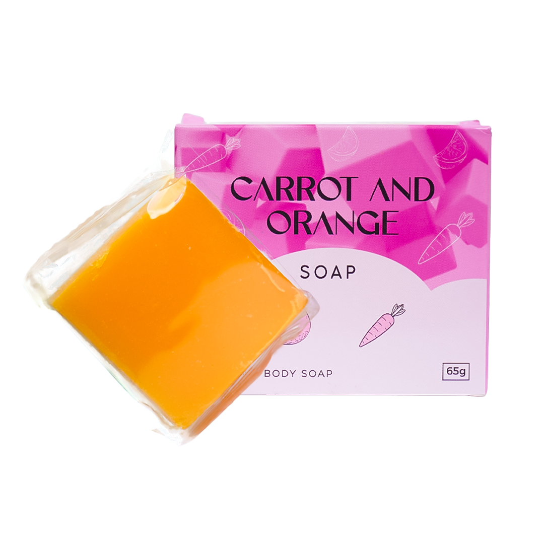 Egg White Body Cream, Carrot Orange Soap & 10x Cerry Body Serum