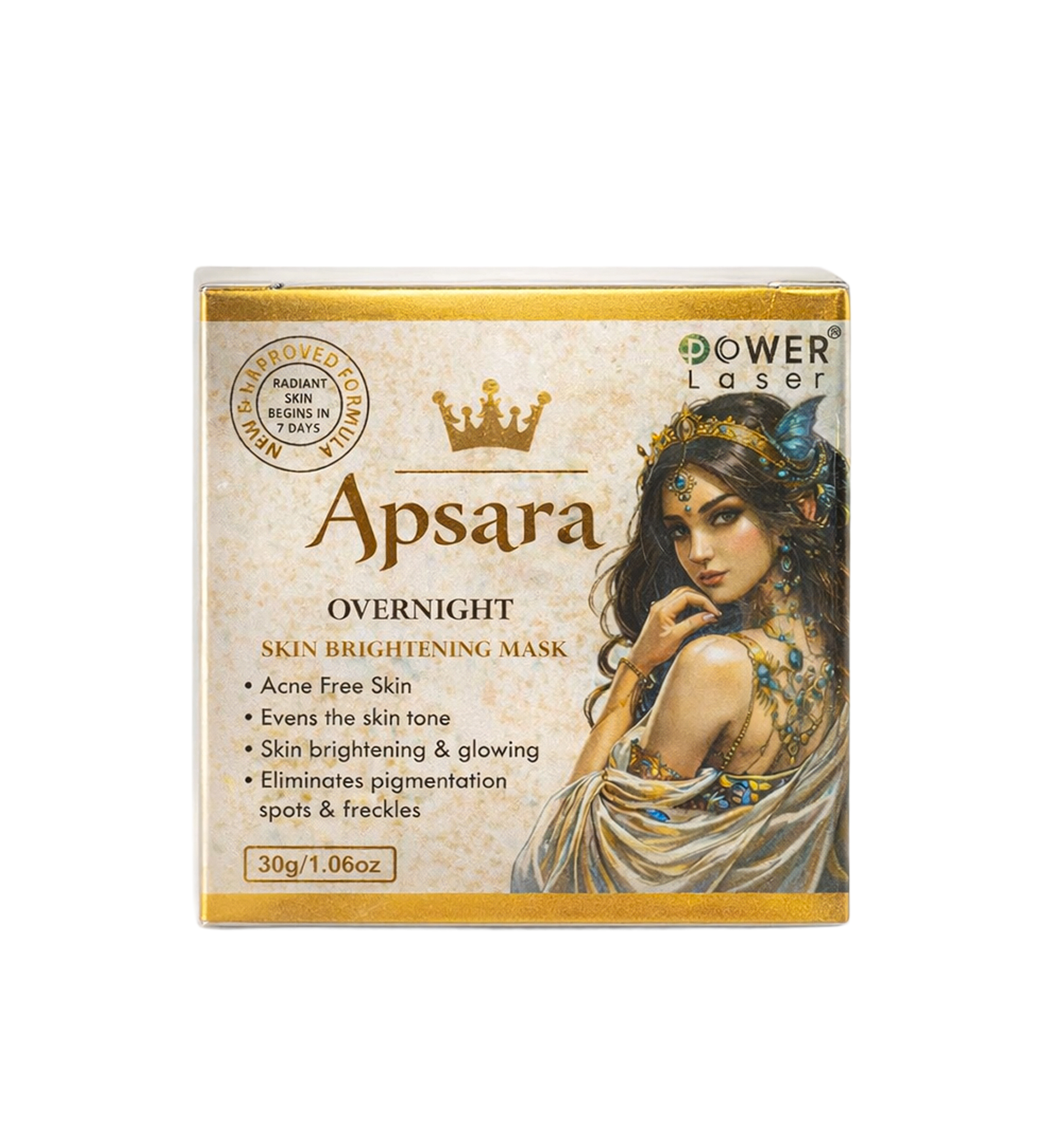 Apsara Overnight Skin Brightening Mask (NEW) - 30gm